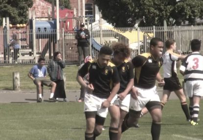 Tony Solomona JR runs rampant in provincial rugby game
