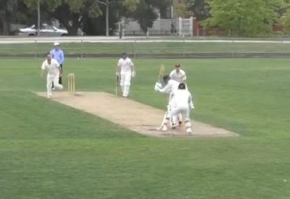 Keeper pulls off UNBELIEVABLE leg-side stumping off fast bowler