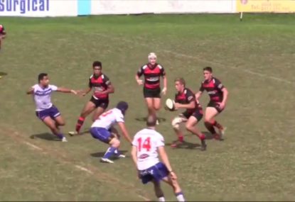 Shute Shield player unleashes some absolutely savage hits