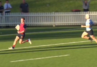 Costly fumble sends fastest man alive 70-metres for meat pie