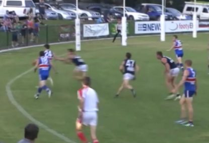 Dribbled left-foot goal from the boundary line is simply incredible