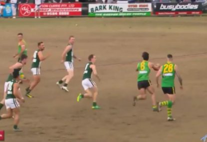 Midfielder launches a monster 60-metre goal out of nothing