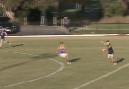 Player runs all the way from half-back for epic goal