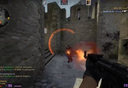 Outrageous one-shot CS:GO game-winning kill