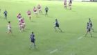 Massive human destroys opposition off the kick off