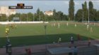 Russian player launches huge penalty goal from near halfway