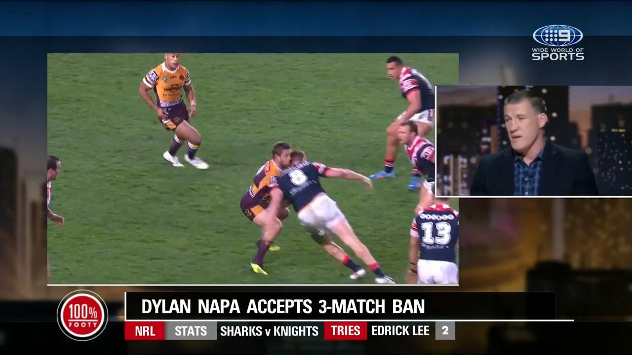 Dylan Napa handed three match ban as debate continues to rage