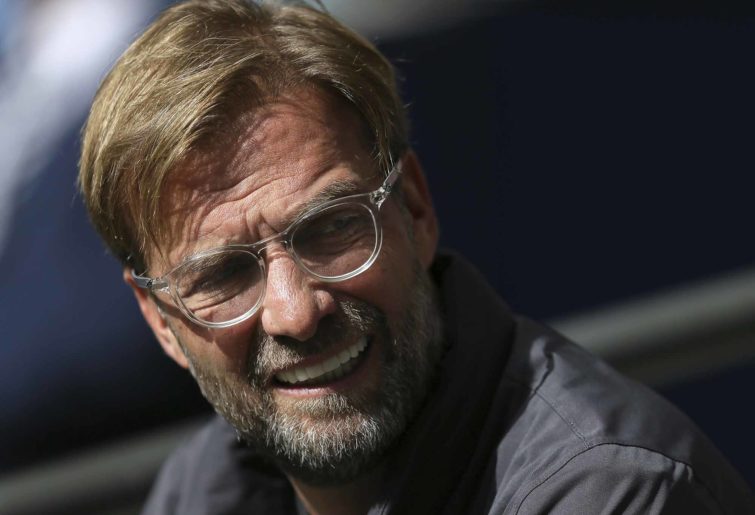 Liverpool coach Jurgen Klopp on the sidelines