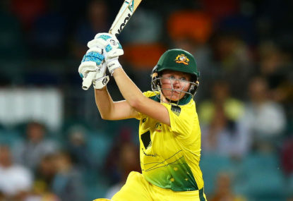 Horror moment for Australia as Beth Mooney struck in the nets before the Ashes