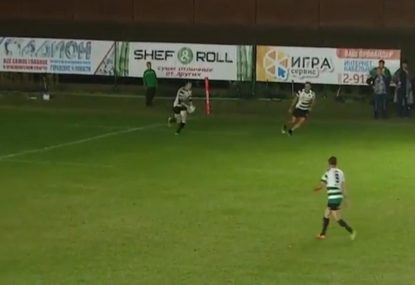 Stunning 80-metre try shreds entire team