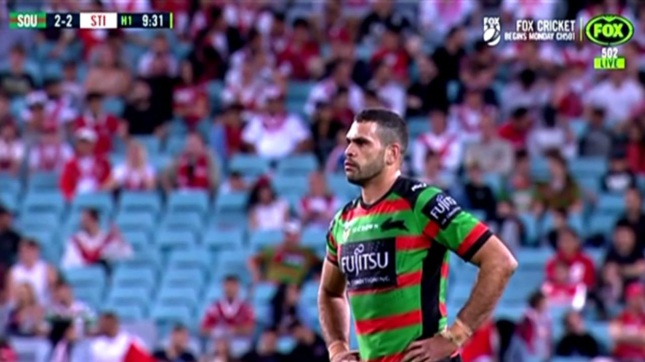 Is Greg Inglis in strife for this crusher tackle on Tim Lafai?