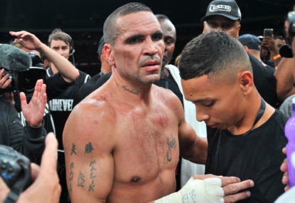 WATCH: Mundine and Horn clash at fiery weigh-in