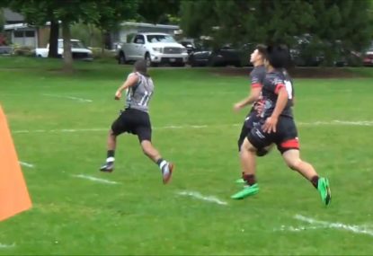 Winger's certain runaway meat pie spoiled by huge ankle tap