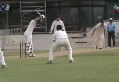 Batsman pays the ultimate price for poorly judged leave