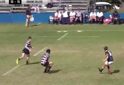 Schoolboy second rower has speed and power like no-one else