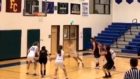 Basketballer face plants trying to avoid free throw violation