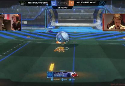 Rocket League goal in quick time