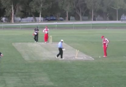 Drama as the final-ball in T20 thriller is decided by millimetres