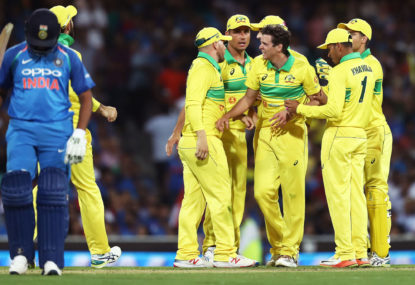 Indian series marks beginning of Australian World Cup defence