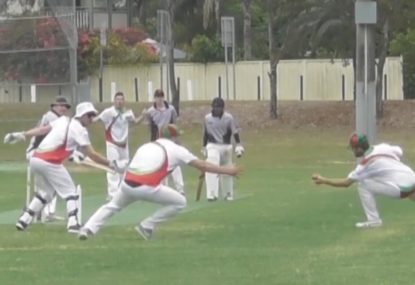 Solid one handed take in the slips