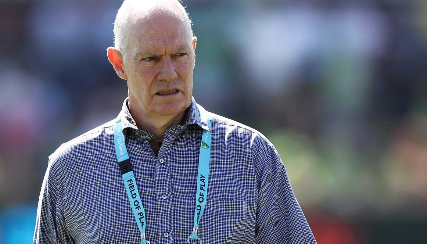 Greg Chappell saw the writing on the wall, and hopefully the mess his panel  has made this summer
