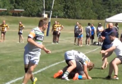 American prodigy mirrors Michael Hooper with tackle, jackal and a try-assist