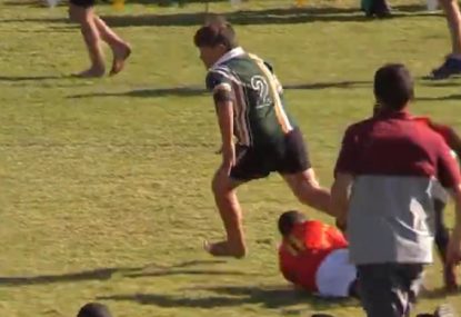 Bare-footed hooker is way too fast to be playing among the piggies