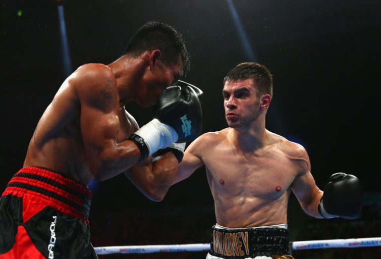 Andrew Moloney winds up to throw a punch (Photo by Robert Cianflone/Getty Images)
