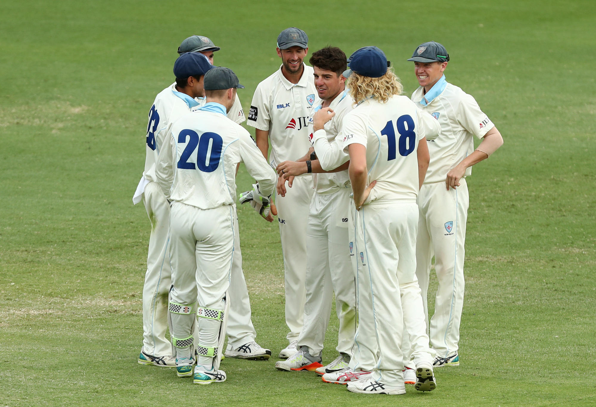The NSW Blues in the Sheffield Shield.