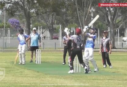 Is this the worst cricket shot you've ever seen?