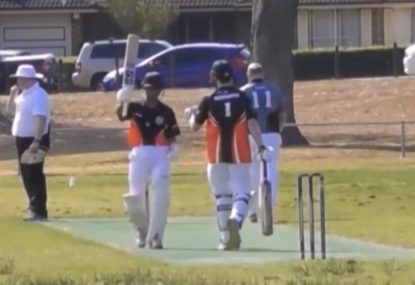 15-year old sizzles his way to half-century