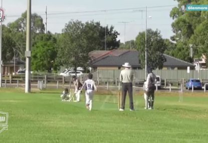 13-year-old's simply ridiculous 6/2 and 50 not out in grand final