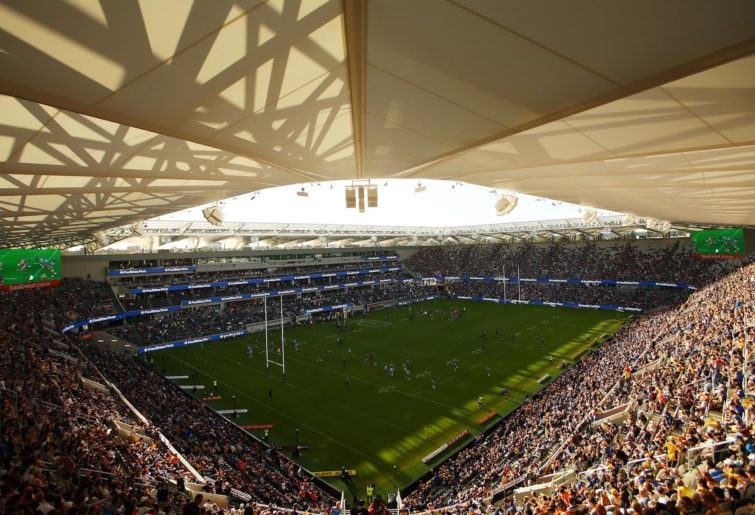 The new Bankwest Stadium in Parramatta.