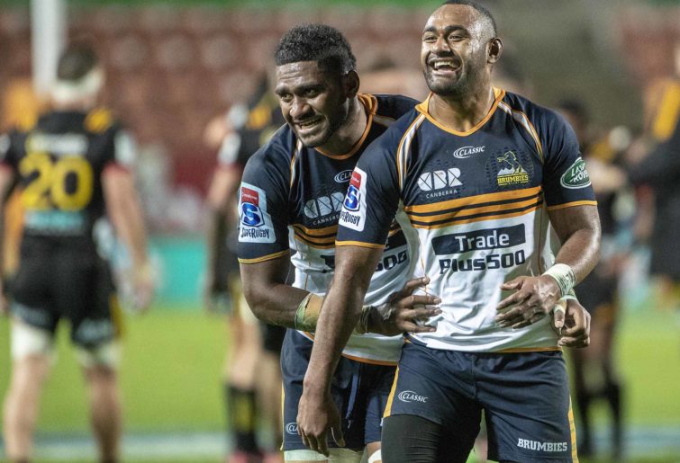 Isi Naisarani during his time with the Brumbies