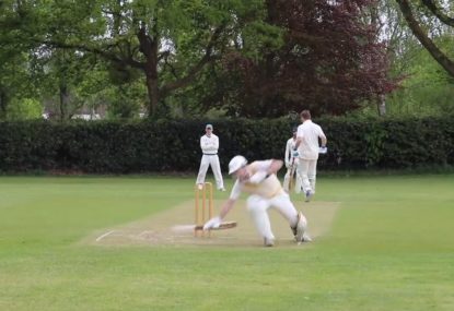 This hilarious sequence of events is peak village cricket