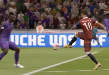 Insane FIFA skill capped off by top corner rocket