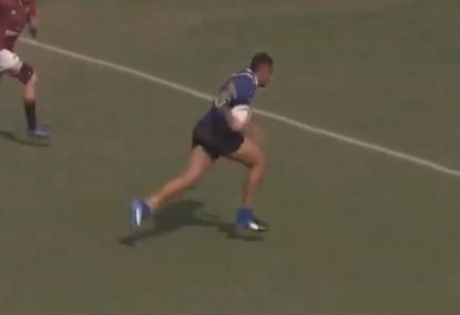 Young prodigy's jaw-dropping run is one of the great try assists