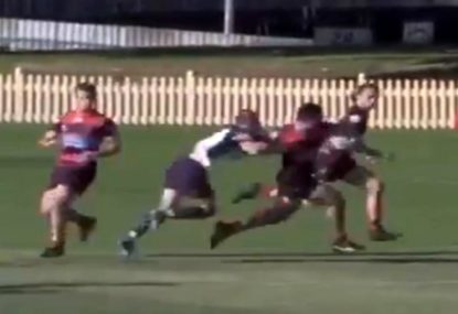 Fly-half opens up his bag of tricks to score dazzling long-range try