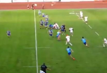 Offload-loving attack conjures up a thrilling 55m try