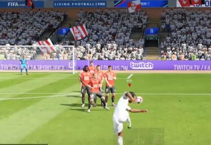 FIFA god bends in an absolute beauty from 34 yards out
