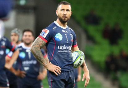 Quade Cooper swipes at outgoing Wallabies coach on social media