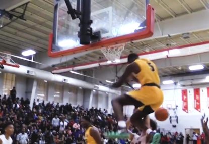 Mesmerizing alley-oop is as smooth as they come