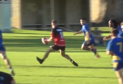 Winger and fullback's slick combination sets up classy Big Boppa try