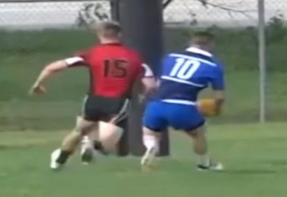 Fullback shocks would-be try scorer with ultimate save at the death