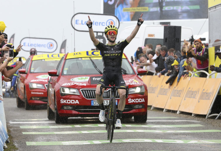 Simon Yates wins Stage 15 at the 2019 Tour de France.