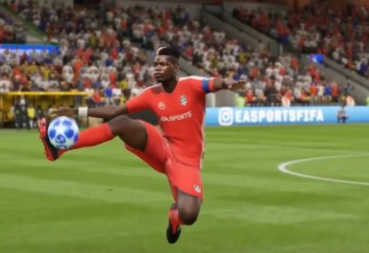 Ibra and Pogba combine for ridiculous juggling volley FIFA goal