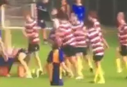 Schoolboy rugby player dumped on his HEAD in dangerous lifting tackle