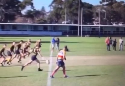 Scots College score after just 7 SECONDS into the game against Joeys