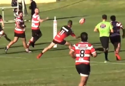 Defenders left dumbfounded after controversial try is awarded