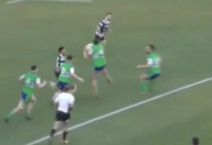 Trigger-happy fullback produces something out of nothing... for the other team